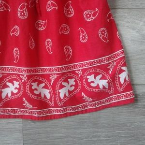 Bobbie & brooks red floral tank top